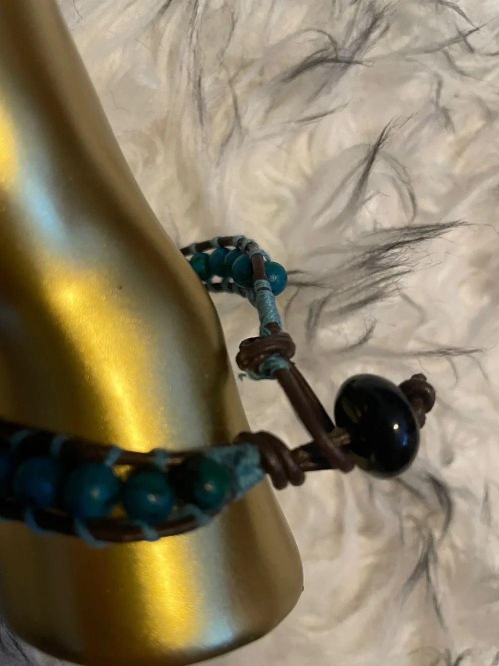 NWOT Teal Beaded Arizona Bracelet